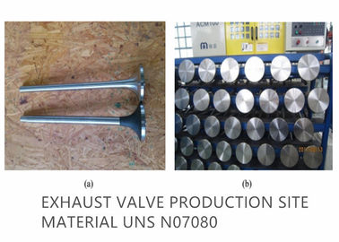 UNS N07080 آلیاژهای دریچه خروجی برای موتور خروجی موتور داخلی موتور
