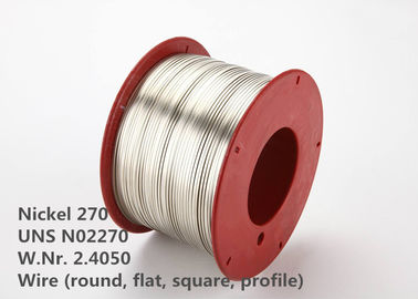 نیکل 270 / UNS N02270 بالا پایان آلومینیوم فویل / سیم برای بخش الکترونیکی