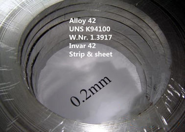 K94100 / Invar 42 آلیاژ ویژه آهن نیکل برای خودروهای با دمای کوری 360 ℃