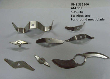 AM 355 / SUS 634 آلیاژهای با درجه حرارت بالا دمای ذوب 2500 تا 2550 درجه فارنهایت برای قطعات صنایع غذایی