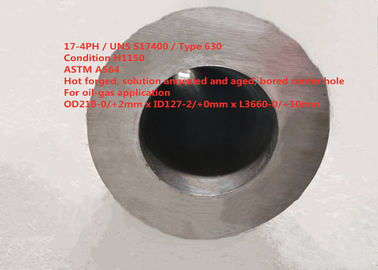 بارش مارتنزیتی فولاد ضد زنگ سخت کننده 17-4PH ، ضخامت دیواره ضخامت SUS630 / S17400